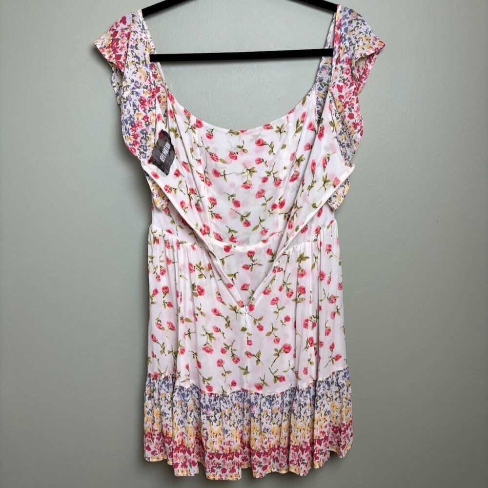 Reformation Womens Floral Dress Size 6 Mini Fairy Feminine Flowy Spring Party - Picture 7 of 14